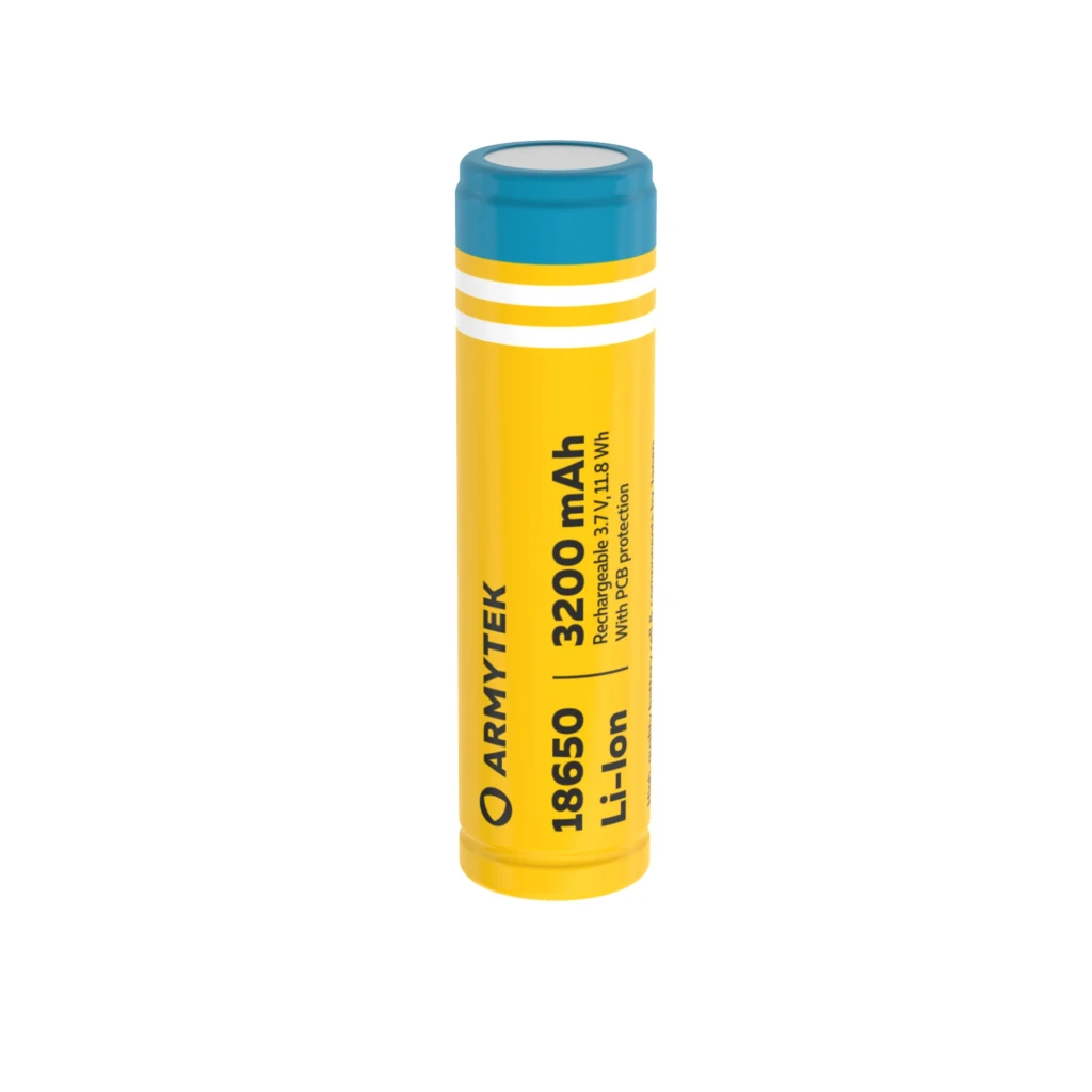 Защищённый Li-Ion аккумулятор Armytek 18650 3200 мАч
