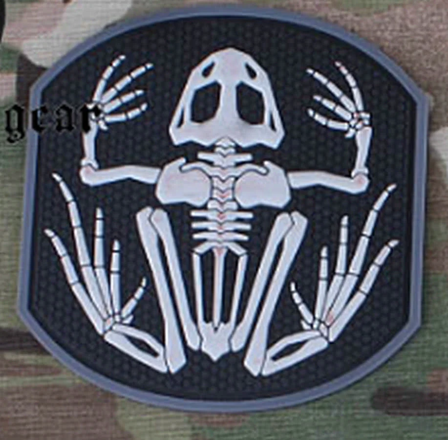 Патч Frog Skeleton PVC EmersonGear-1