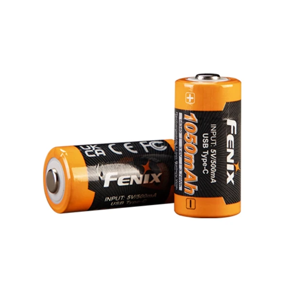 Аккумулятор Fenix 16340 ARB-L16-1050UP 1050 мАч Li-ion с разъемом для USB