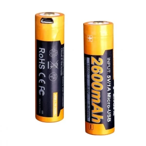 Аккумулятор Fenix 18650 2600U mAh с разъемом для USB
