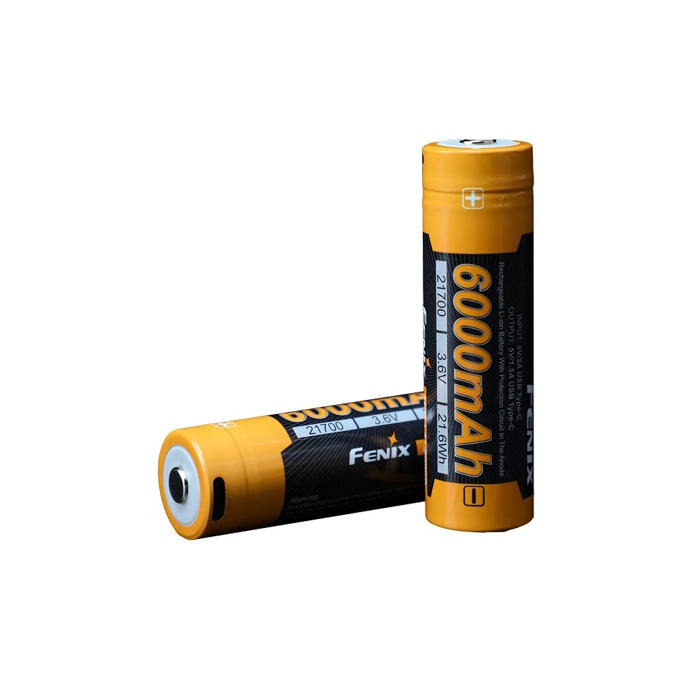 Аккумулятор Fenix 21700 ARB-L21-6000B 6000 мАч USB с функцией powerbank