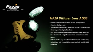 Диффузионная линза Fenix AD03 для HP20