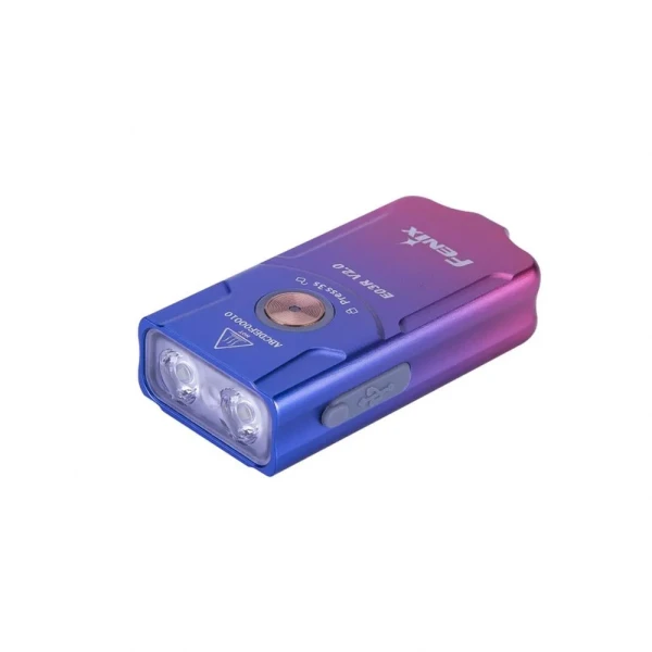 Фонарь-брелок Fenix E03R EDC V2.0 небула 500 люмен