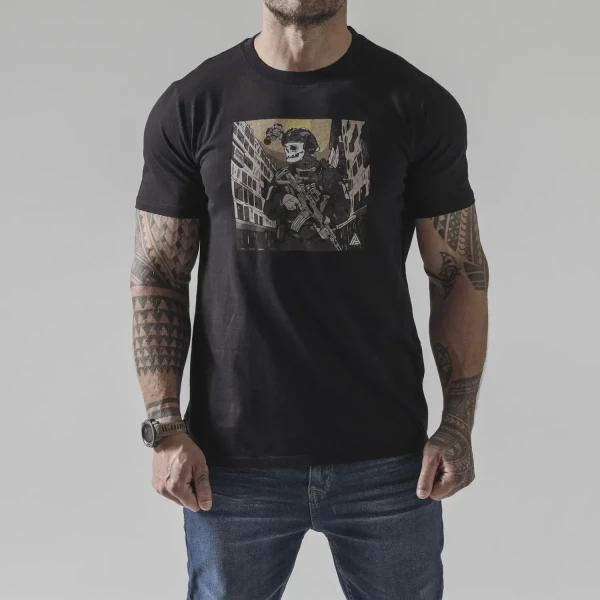 Футболка Direct Action T-shirt DA SKELETON - Cotton