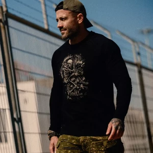 Футболка с длинным рукавом Helikon-Tex T-shirt Long Sleeve (Fight to the grave)