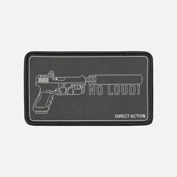 Нашивка Direct Action Patch NO LOUD!