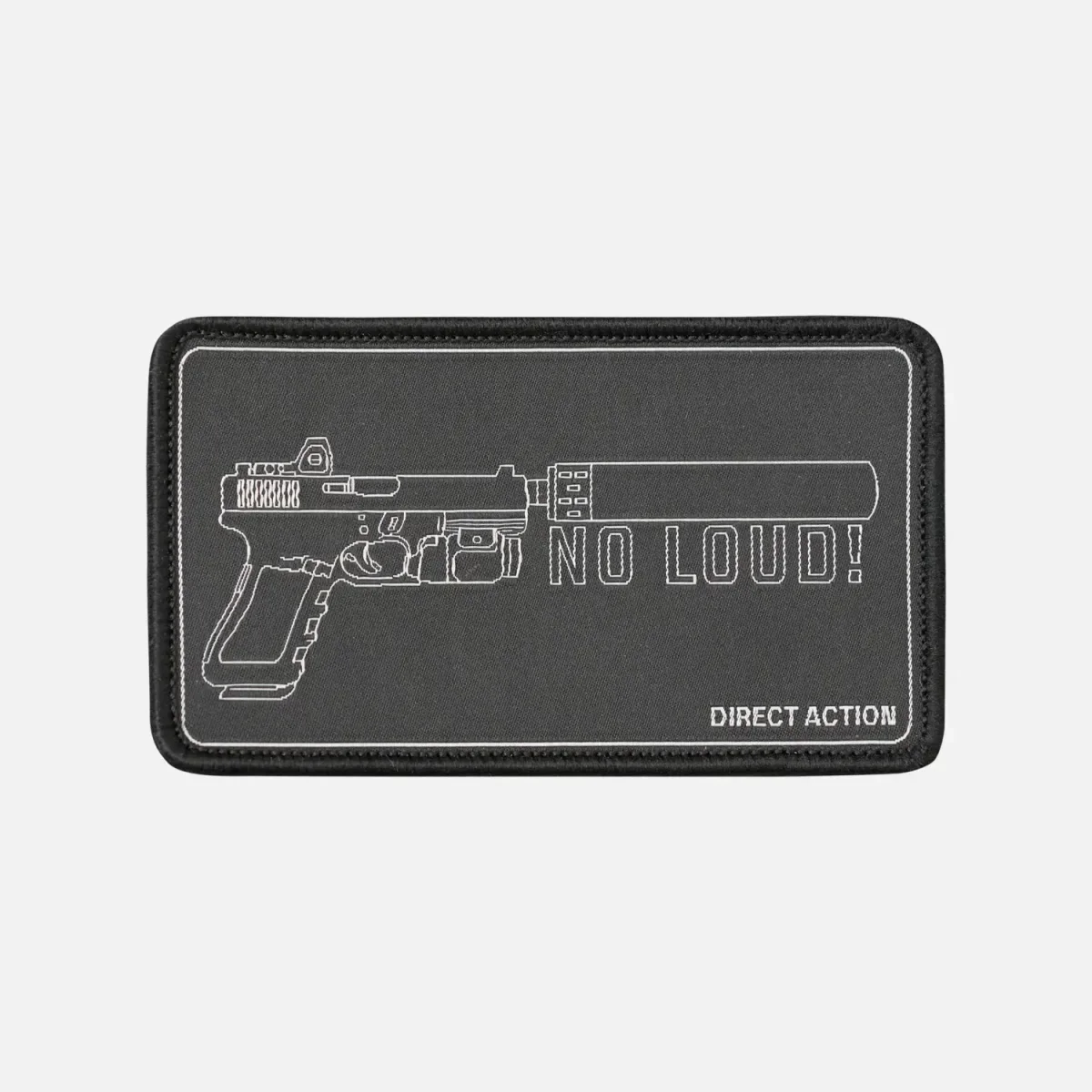 Нашивка Direct Action Patch NO LOUD!