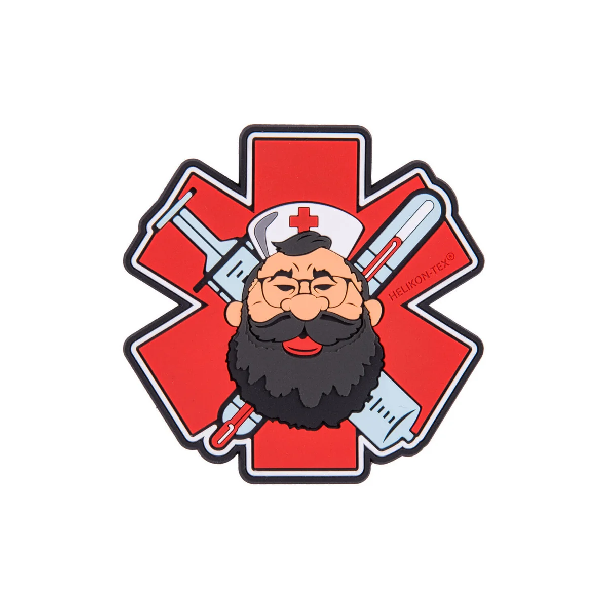 Нашивка Helikon-Tex Beardman MEDIC Patch - PVC