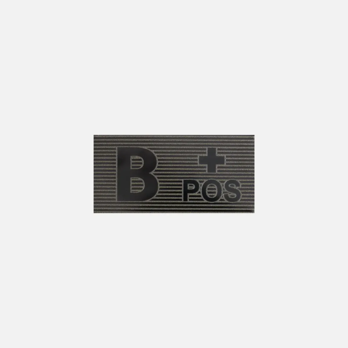 Нашивка с группой крови B Rh+