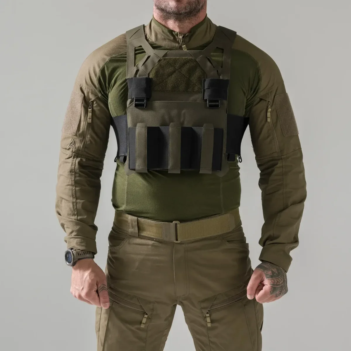 Плитоноска Direct Action HELLCAT LOW VIS PLATE CARRIER - Adaptive Green