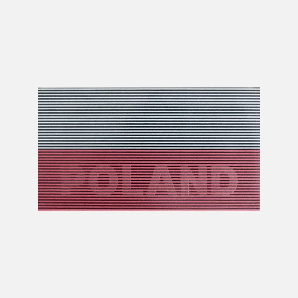 Polish large patch flag