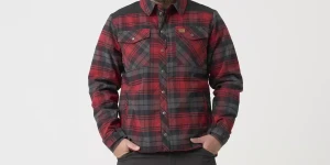 Slate Crimson Plaid