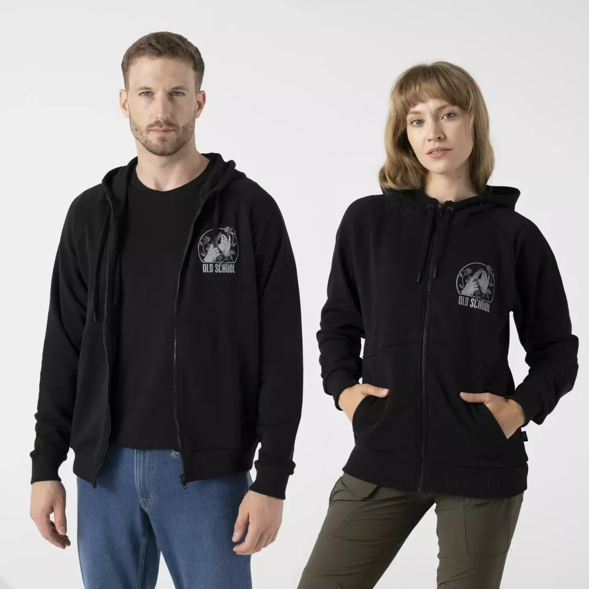 Толстовка Helikon-Tex Old School Hoodie - Fullzip