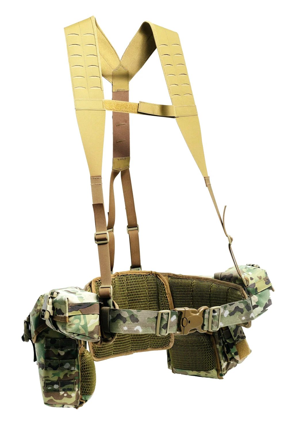Пояс пулемётный разгрузочный MILGEAR Phantom, Fortis с подтяжками