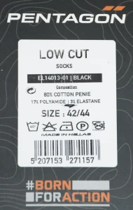 Носки низкие Pentagon LOW CUT