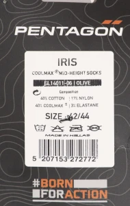 Носки Pentagon IRIS COOLMAX