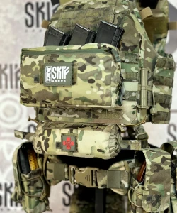 Подсумок Skif Armor SPK-5-3M «Мунин» под 3 магазина АК, с утилитарным подсумком