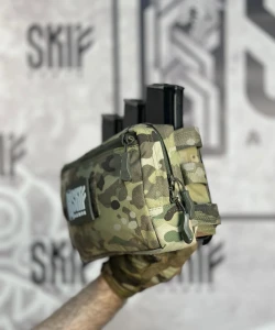 Подсумок Skif Armor SPK-5-3M «Мунин» под 3 магазина АК, с утилитарным подсумком